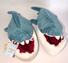 NEW Jack and Jill Childrens Shark Slippers Size L (4-5)