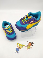 PUMA Rider x Rugrats Kinderfit Nickelodeon Kids Size 4C Sneakers Fun Bonus Items