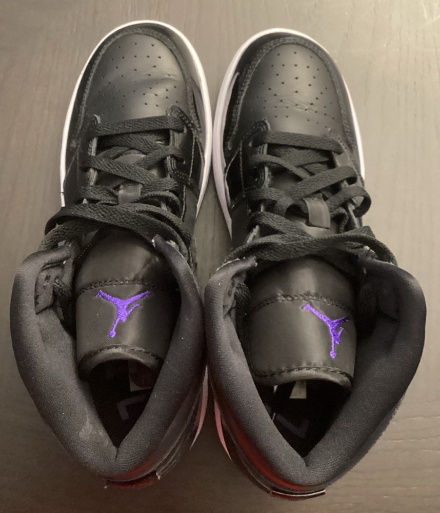 AIR JORDAN 1 Mid SE – Black (Space Jam) – Kids 7Y