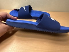 NWT Nike Kawa Slide Blue Void/Signal Blue Sandals Kids Sz 6Y 819352-404