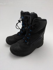 Youth 6 Columbia Bugaboot Plus IV Waterproof Black Insulated Boots BY5955-010