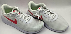 Nike Big Kid’s Size 6 Tanjun Easyon Shoes, White/Pink/Volt/Black, DX9041-102