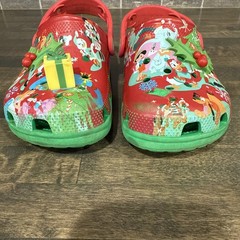 Children’s Disney Christmas Crocs Classic Style Kids Size JI