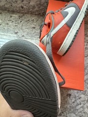 Nike Dunk Low PS Size 3Y College Orange 2006