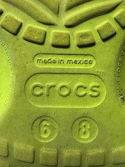 Crocs Classic Clog Green with Pink Strap Unisex