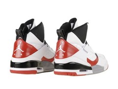 Nike AIR JORDAN Flight 45 High GS White Red Black 524865-130 SIZE 6.5youth=8 Wom