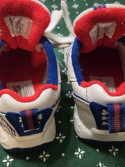 Vintage Clifford Shoes Size 7 White Red Blue Big Red Dog Y2K *Read*