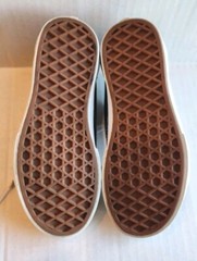 Vans Off The Wall Authentic Green/white Kids Size 13 Suede