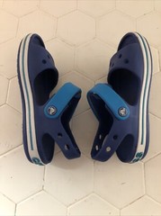 Crocs Crocband Cruiser Sandals, Size Toddler C12 Blue .