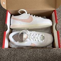 Size 3.5 (GS) – Nike Cortez Basic SL Low White Pink