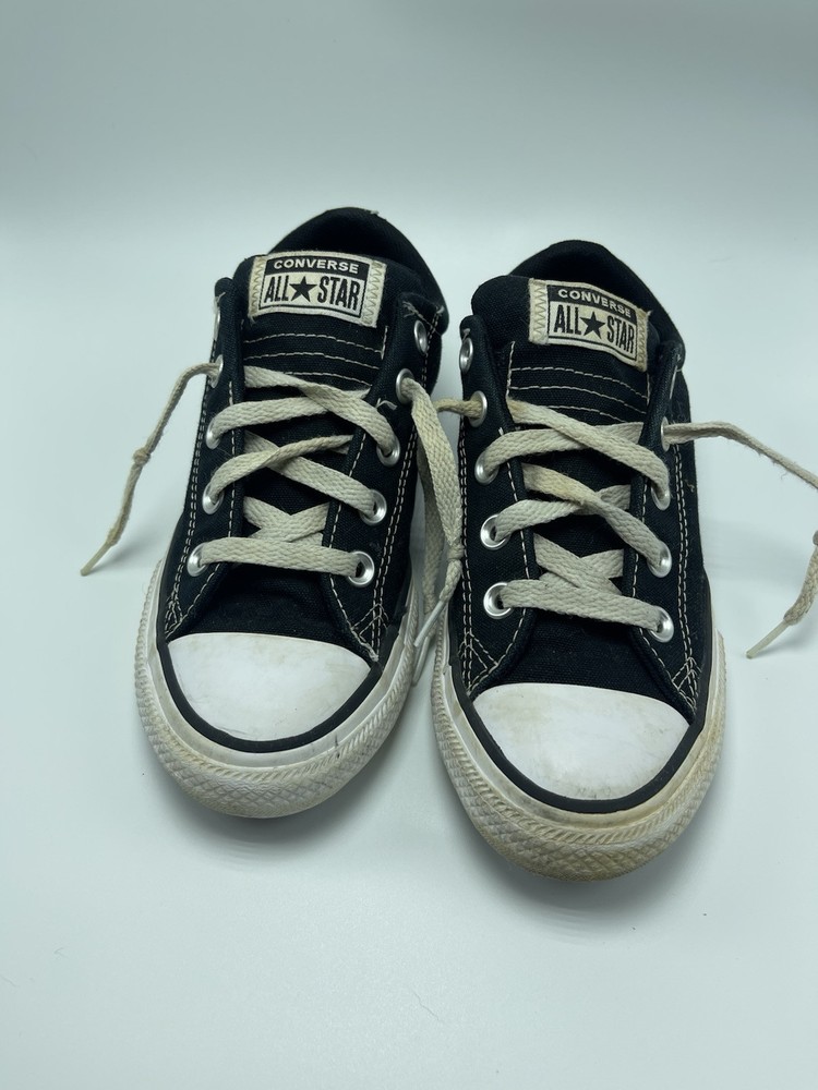 Kids Converse All Star Slip On Elastic Tongue Shoes Size 2 Unisex Boys Girls