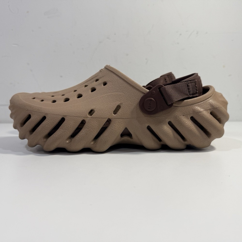 Crocs Echo Clog K Sandals With Adjustable Red Strap Rugged Outdoor Kids J6