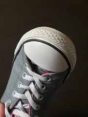 Converse All Star Chuck Taylor Junior Size 6 Blue Canvas & Leather Sneaker