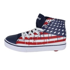 HEELYS HUSTLE AMERICAN FLAG BL WHT RD 778102H KIDS US SIZES