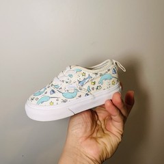 Vans Unisex Child Slip-on Size 4.5 Infant/Toddler Sneakers Shoes Whale Unicorn