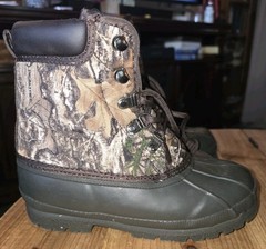 Magellan Outdoors Waterproof Boots Youth 2 Brown Ankle Top Lace Up 157861