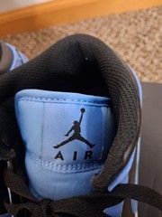 Jordan Air Jordan 1 Mid (GS) University Blue/Black/White Kids Size 7(Pre-owned)