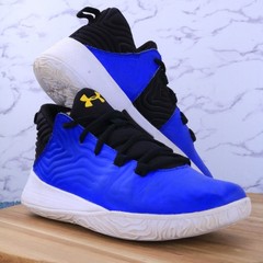 Under Armour GS Escalate BB Basketball Low Shoes 3022311-400 Blue Youth Sz 6.5Y