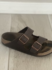 Brown Birkenstocks