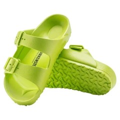 Birkenstock Arizona EVA Slip On Sandals Toddler Little Kid Lime EU 27 US 9-9.5