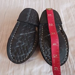 Handmade Upcycled Tan Woven Leather Sandals Child’s Sz 5 – 5.5