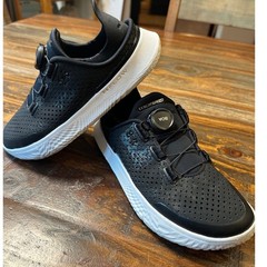 Under Armour SlipSpeed Kids Black White BOA Fit System Training Shoes Youth 4