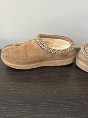 UGG Tasman II Kids‘ Slipper Size 1 Chestnut Suede Slip-On