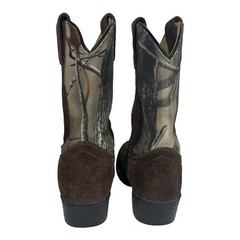 Masterson Boot Co Youth Boots Size 12.5M Cowboy Leather Camo RB2008C Kids