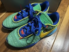 Nike Lebron XX SE Kaleidoscope Electric Green University Gold 6.0Y Basketball