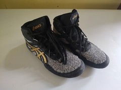 Asics – Matflex 6 – Sneakers – Black/Gray – Kids Little Unisex – 3 – 1084A008