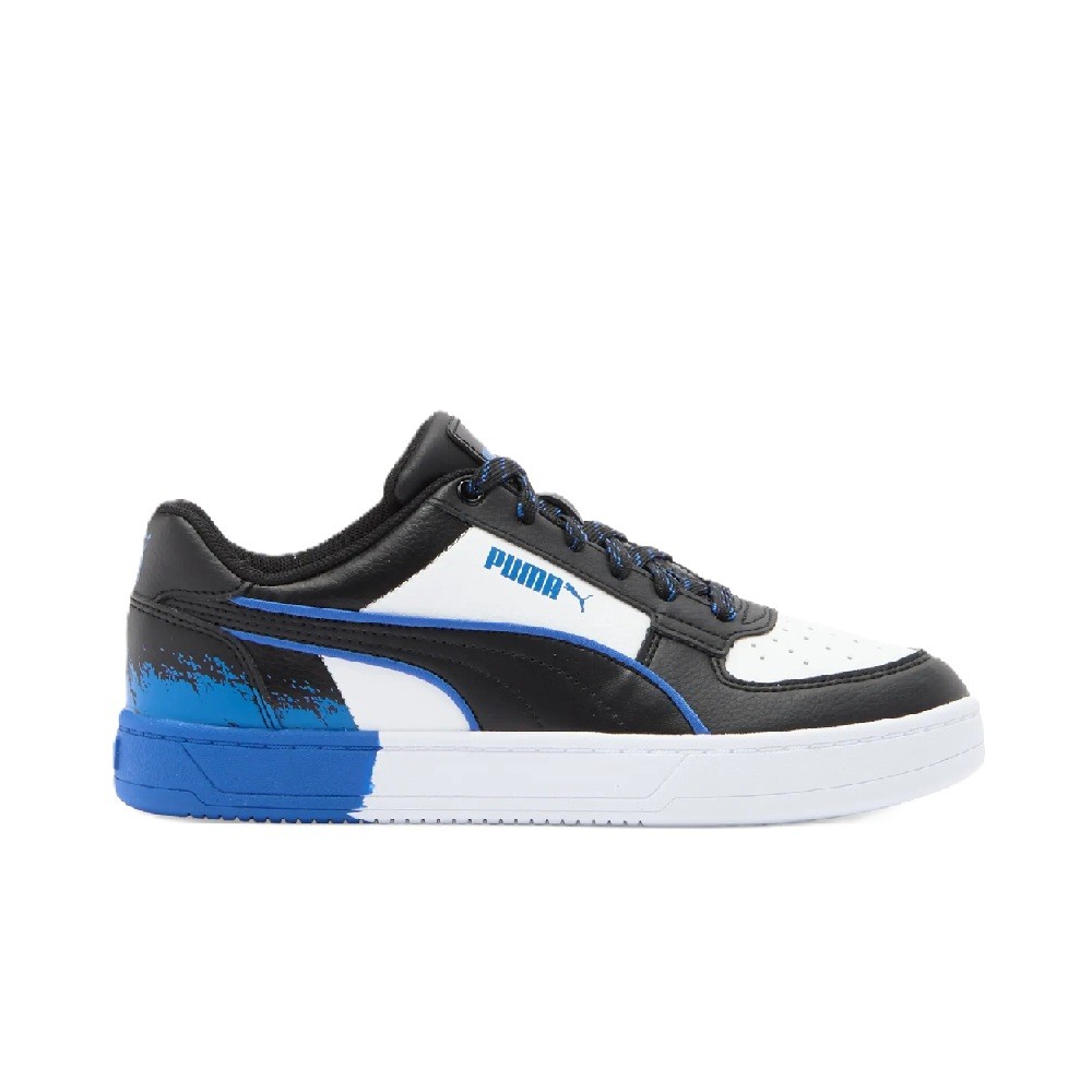 Big Kid’s Puma Caven 2.0 Scruff JR Blk-Puma White-Royal Blue (402024 01)