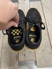 Vans Harry Potter Old Skool Golden Snitch Kids Black & Gold Shoes Sz 3.5