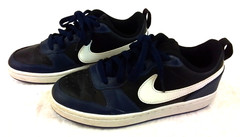 Nike Dunk Low Youth Size 4.5Y Black and Blue #W3730
