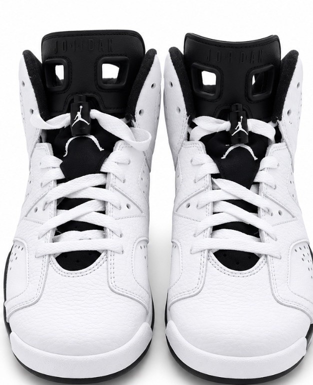 Air Jordan 6 Retro Oreo White Black GS 5.5Y 384665-112 Youth No Box