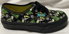 Vans The Simpsons Glow Incrhe Dark Bart Shoes. Kids Size: 11.5K