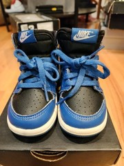 Jordan Air Jordan 1 Retro High OG (TD) Blue/Black/White Leather 7C (EU 23.5)