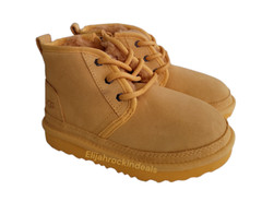 NEW UGG BIG KIDS NEUMEL II AMBER CHUKKA BOOTS SIZE 3K, 4K MODEL# 1017320T