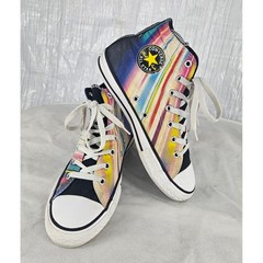 Converse Chuck Taylor All Star High Top Rainbow Sneakers Youth 3.5 Womens 5-5.5