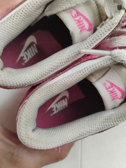 Nike Dunk Low TD Size Laser Fuchsia FB9108-102 Girls White Pink Sz 1.5Y
