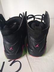 Nike Air Jordon True Flight Black Vivid Pink Green 342774-039