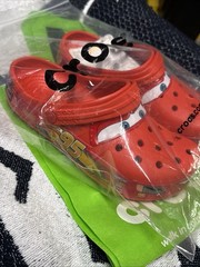 Crocs Lightning McQueen Toddler C13 Light Up Disney Pixar Crocs Cars W/ Tags