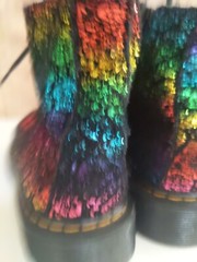 Dr Martens Kids 1460 Pascal J UK Size 11 US Size 12 EU Size 29 Rainbow