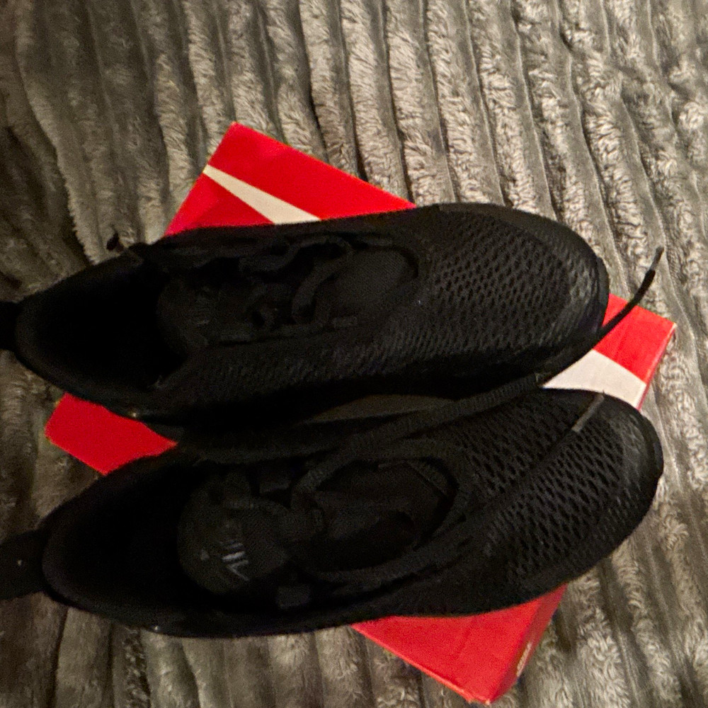 Nike Air Max 270 (PS) Kids Sneaker US 12C Black Mesh Low Top AO2372-006