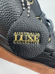 NEW Australia Luxe Collective “Boonon” Leather Shearling Moccasin Slippers US Y1