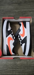 Size 3 (PS) – Nike Court Borough 2 Low White Black Orange