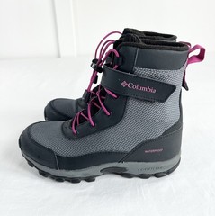 Columbia Hyper-Boreal Omni-Heat Youth 4 Waterproof Snow Boots Insulated Black