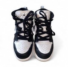 Jordan 1 Mid ‘85 Kids Size 1Y Color Black, White And Gray