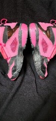 2013 Nike Air Diamond Turf 2 Pink/Black 407911-600 Size 7Y High Top