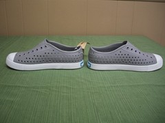 NATIVE Jefferson Shoe Pigeon Grey White Kids J5 Slip-on Waterproof Boys Girl