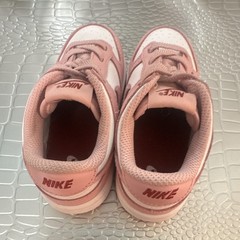 Nike Dunk Low Kids Low Top Leather Sneakers Pink/White US 8C HV0929-100
